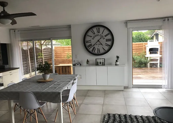 Villa Maison Bassin D'arcachon 8 Personnes, Spa, Promo Aout